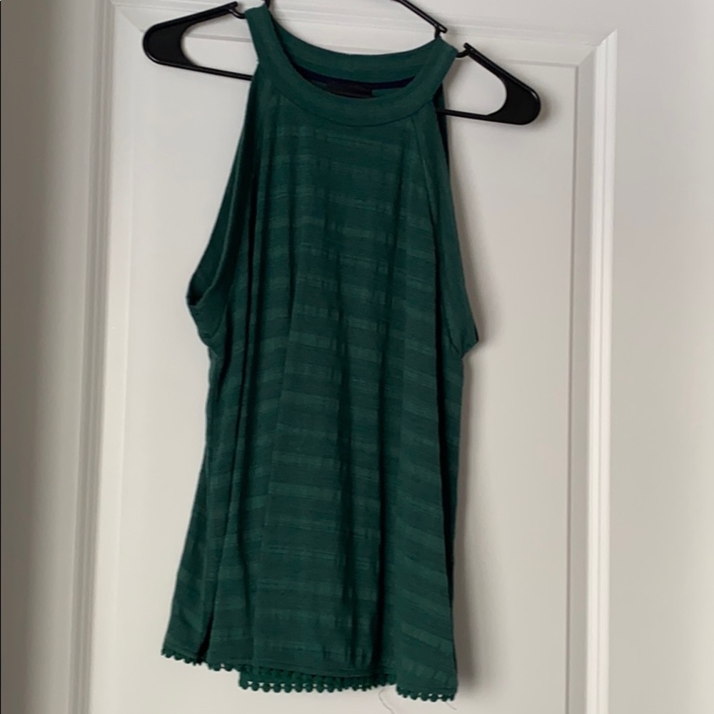 Green tank top